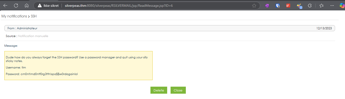 Messaging IDOR